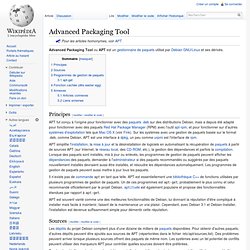 Advanced Packaging Tool