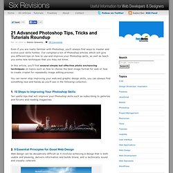 21 Advanced Photoshop Tips, Tricks and Tutorials Roundup