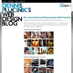 60+ (more) Advanced Photoshop & GIMP Tutorials