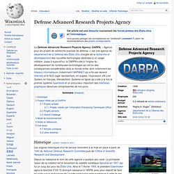 Defense Advanced Research Projects Agency