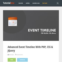 Advanced Event Timeline With PHP, CSS & jQuery