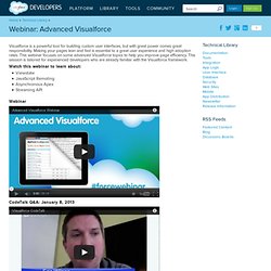 Webinar: Advanced Visualforce (2012-Dec)