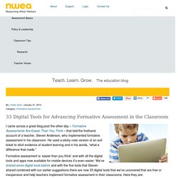 33 Digital Tools for Advancing Formative Assessment in the Classroom