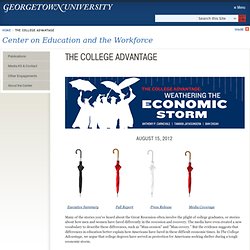 Center on Education and the Workforce -