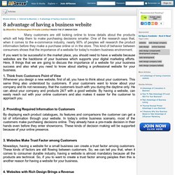 8 advantage of having a business website