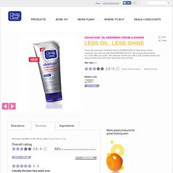 ADVANTAGE® Oil Absorbing Cream Cleanser | Clean & Clear®