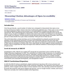 Measuring Citation Advantages of Open Accessibility