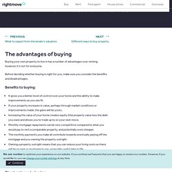 The advantages of buying - Buyer Advice - Rightmove