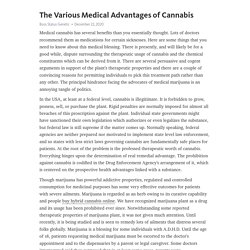 The Various Medical Advantages of Cannabis – Telegraph