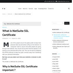 What are the Advantages of NetSuite SSL Certificate?