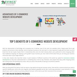 Advantages of E-commerce Website Development