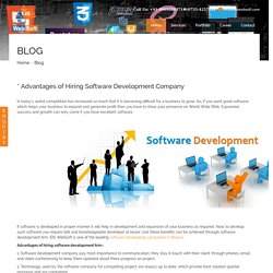 * Advantages of Hiring Software Development Company - IDS WebSoft