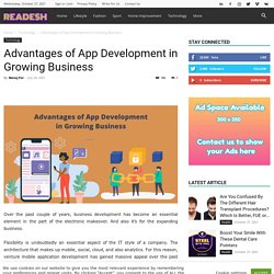What Are The Advantages Of App Development In Business Growth?