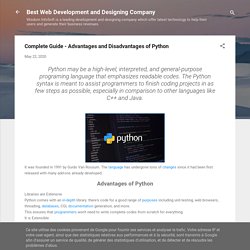 Complete Guide - Advantages and Disadvantages of Python