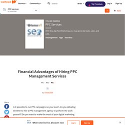 PPC Services - Financial Advantages of Hiring PPC Management Services