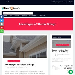 Advantages of Stucco Sidings