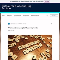 Outsourcing Accountancy Work To India
