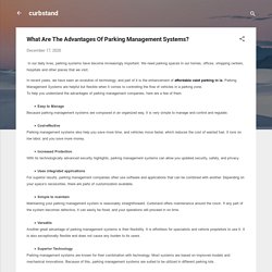 What Are The Advantages Of Parking Management Systems?