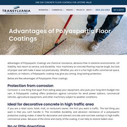 Advantages of Polyaspartic Floor Coatings