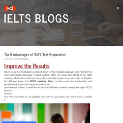Top 5 Advantages of IELTS Test Preparation - Best IELTS Institute Jalandhar
