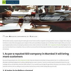 5 benefits of hiring a SEO company in Mumbai for marketing