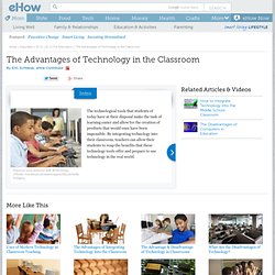 The Advantages of Technology in the Classroom