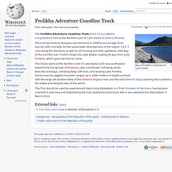 Frolikha Adventure Coastline Track