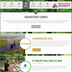 Adventure Camps - The Exploration Society