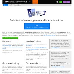 Quest - Write text adventure games and interactive stories