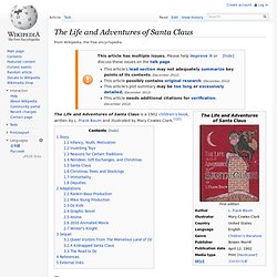 La vida y aventuras de Santa Claus - Wikipedia, la enciclopedia libre