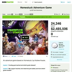 Homestuck Adventure Game - kickstarter
