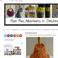 Free Crochet Pattern...Butternut Squash Neckwarmer!