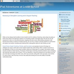 iPad Adventures at Lower School: February 2013