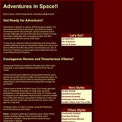 Adventures in Space!! - Roleplaying Game