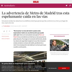 La advertencia de Metro de Madrid tras esta espeluznante caída en las vías