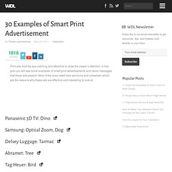 30 Examples of Smart Print Advertisement