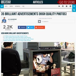 35 Brilliant Advertisements [High Quality Photos