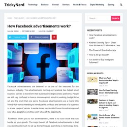 How Facebook advertisements work? - TrickyNerd