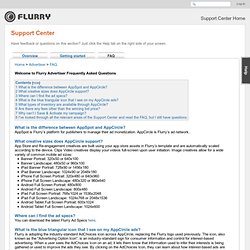 Advertiser/FAQ - Flurry