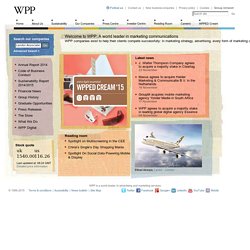 Welcome to WPP, a world leader in marketing communications - WPP