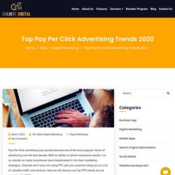 Top Pay Per Click Advertising Trends 2020