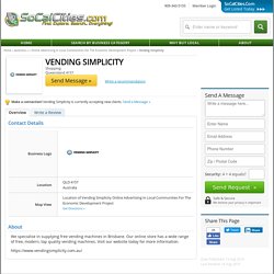 Vending Simplicity