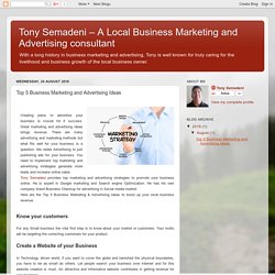 Top 5 Business Marketing and Advertising Ideas