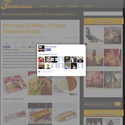 Advertising Vs Reality – A Product Comparison Project