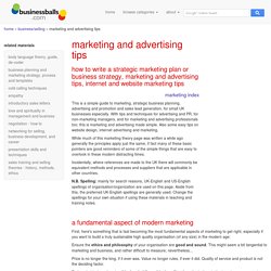 marketing and advertising tips, marketing plans, advertising ideas lead-generation, inquiry generation