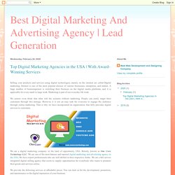 Lead Generation: Top Digital Marketing Agencies in the USA