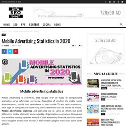 Best Process of Mobile advertising statistics in 2020