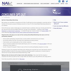 NAI: Network Advertising Initiative