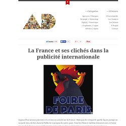 La France et ses clichés dans la publicité internationale
