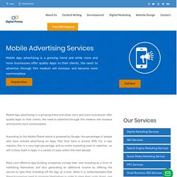 Mobile application development agencies in india